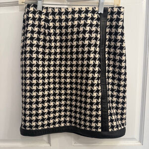 Vtg Women's Erez Lillie Rubin Skirt Size 10 B&W